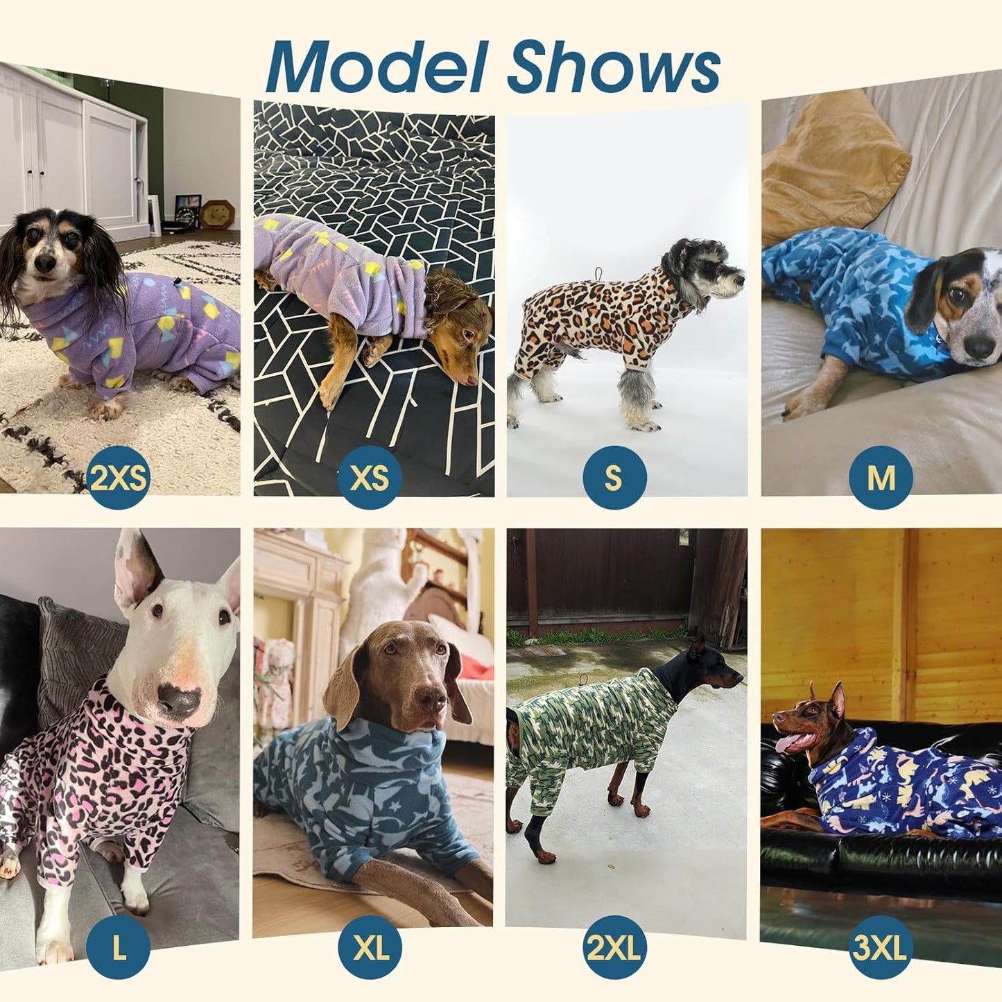 ROZKITCH Dog Pajamas Soft Fleece Pullover Pajamas, Pet Windproof Warm Cold Weather Jacket Vest with Reflective Zipper, Jumpsuit Apparel Outfit Clothes for Small Dog Dinosaur XS