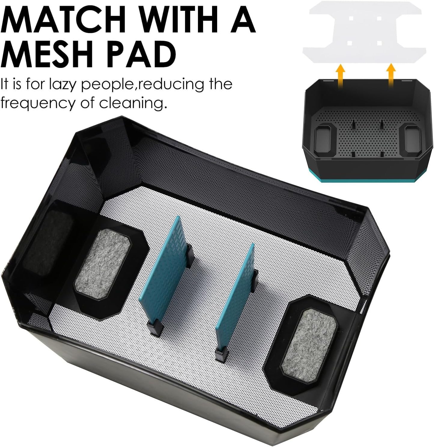 Multi Purpose Insect Habitat for Crickets, Dubia Cockroaches, breadworms, and Silkworms, with Ventilation and Breathability