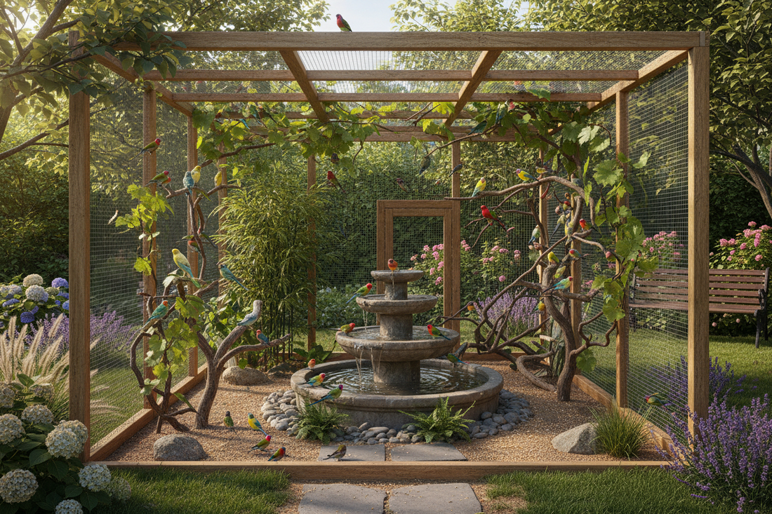 Creating a Safe and Enriching Outdoor Aviary for Your Pet Birds