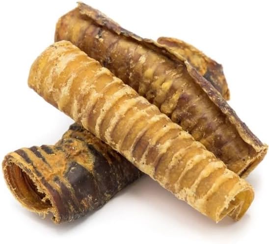 Pets Plus Beef Trachea Dog Chews – 6-Inch, Medium Size, 2 Pack | All-Natural, Grain-Free, High-Protein Dog Treats, Long-Lasting Chews for Dental Health & Joint Support