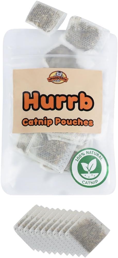 Interactive Catnip Bird Toy Set (10-Pack Replacement Catnip Pouches)