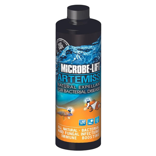 MICROBE-LIFT ART08 Artemiss Immune Booster and Disease Treatment for Fish Health in Freshwater and Saltwater Aquariums, 8 Fl Oz
