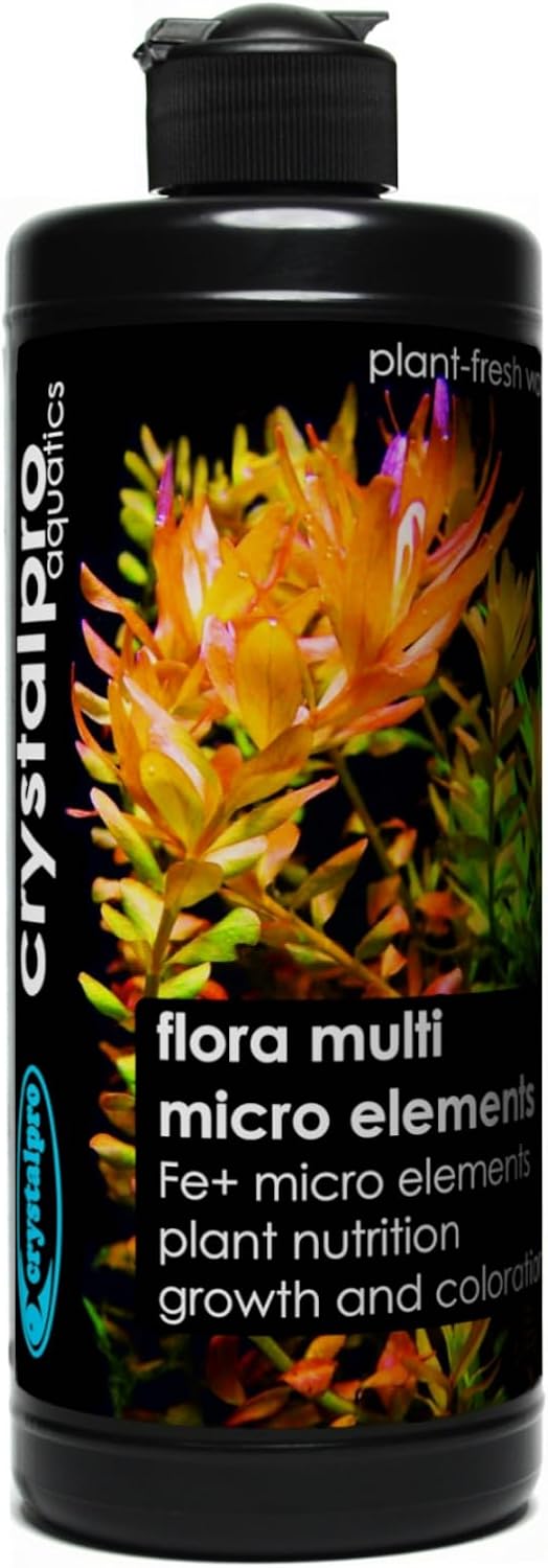 Flora Micro - Iron and Micro Nutrient Fertilizer for Aquarium Plants - Enhances Leaf Color and Healthy Growth in Freshwater Aquariums - Part of The Flora Nutrition Series - 16.9 fl oz