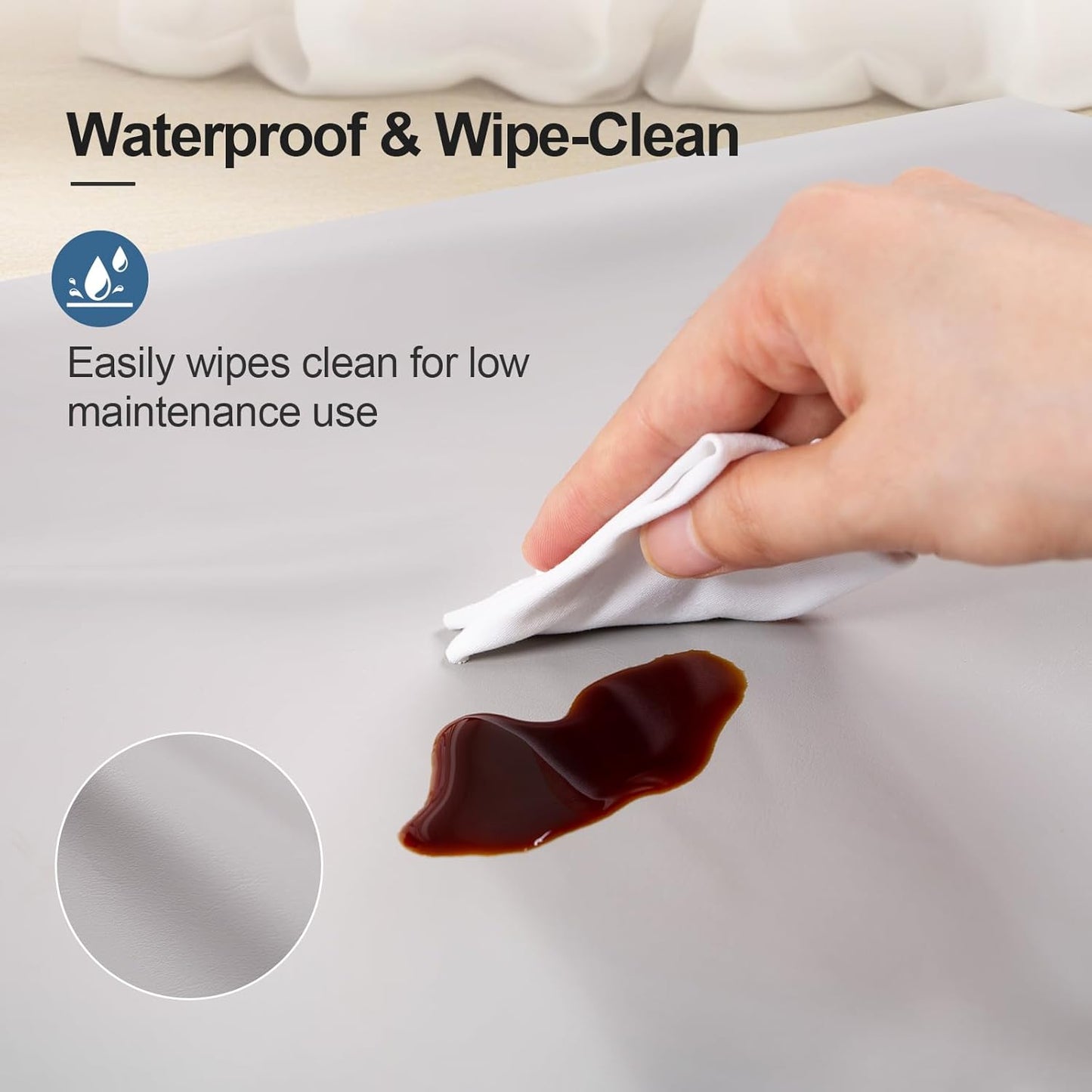 Dog Mat,19"x 30"Dogs Crate Pad,Indoor Non-Slip & Waterproof Dog Mat,Easy Wipe Clean in Seconds，Sleeping for Floor,Car,Sofa,Crate