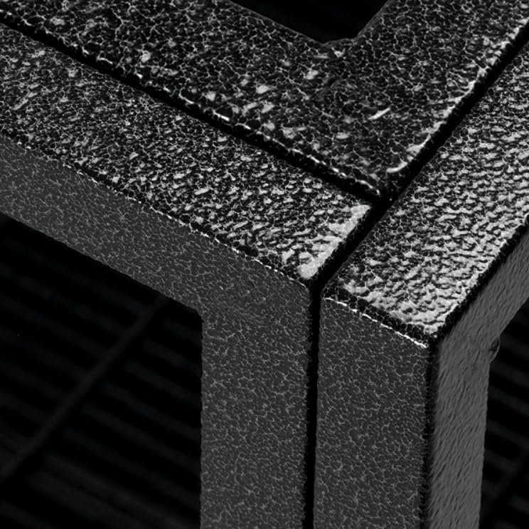 48/38 Inch Heavy Duty Funiture Dog Crate with Wheels, Indestructible and Escape Proof Wooden Kennel Indoor for High Anxiety Dogs with Sturdy Locks, Double Door and Tray, Extra Large XL XXL