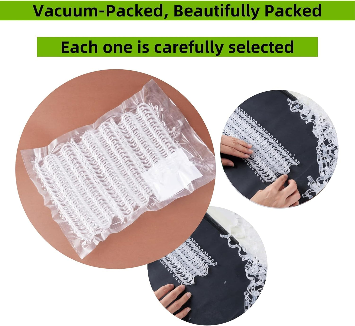 100 Pcs Plant Support Clips,Plastic Clips for Securing Plants,Tomato Vine Clips,Plant Fixing Clips,Garden Clips for Climbing Plants,Grape and Vine Vegetables (100, White)