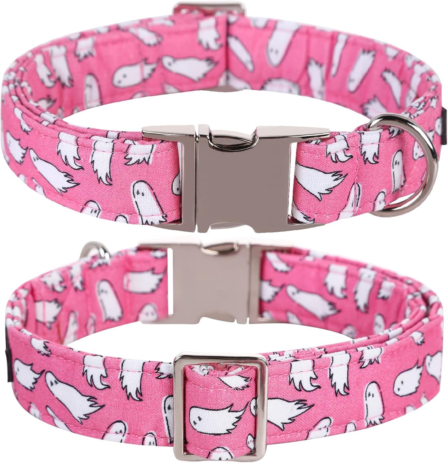 Lionet Paws Dog Collar with Bowtie, Halloween Bowtie for Dogs and Cats, Adjustable Comfortable Dog Collar Girl, S, Neck 10-16 in