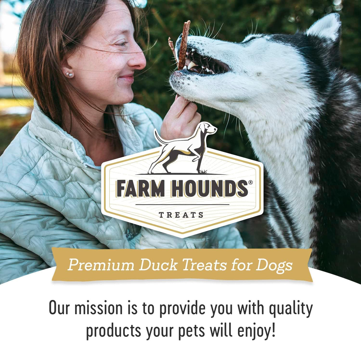 Farm Hounds - Duck Gizzards - Premium Natural Jerky for Dogs - 100% Humanely Raised Duck - Break-to-Size - Great for Training & Treats - No Added Fillers - Made in USA - 4oz - 1 Pack