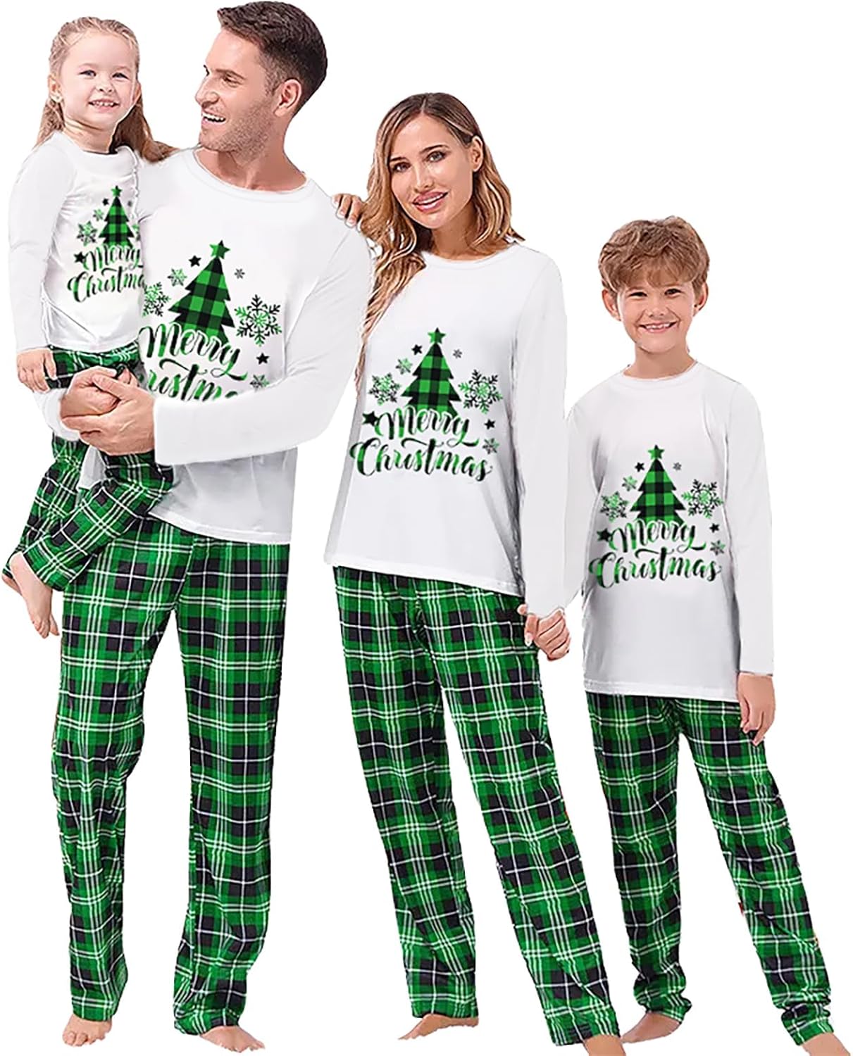 Matching Family Christmas Pajamas Set - Xmas Sleepwear PJs