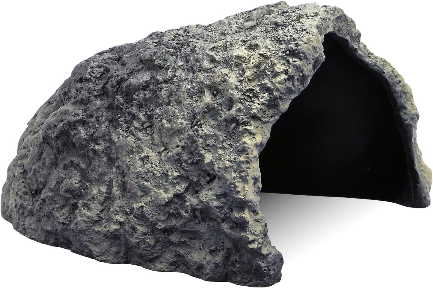 Rock Cave Habitat Hidden for Reptile and Amphibians.Terrarium & Aquarium Decor, Reptile hideout Hide Cave, Perfect for Bearded Dragons,Lizards,Snakes,Turtles,Geckos,Tortoises,Small Animals -Large Size