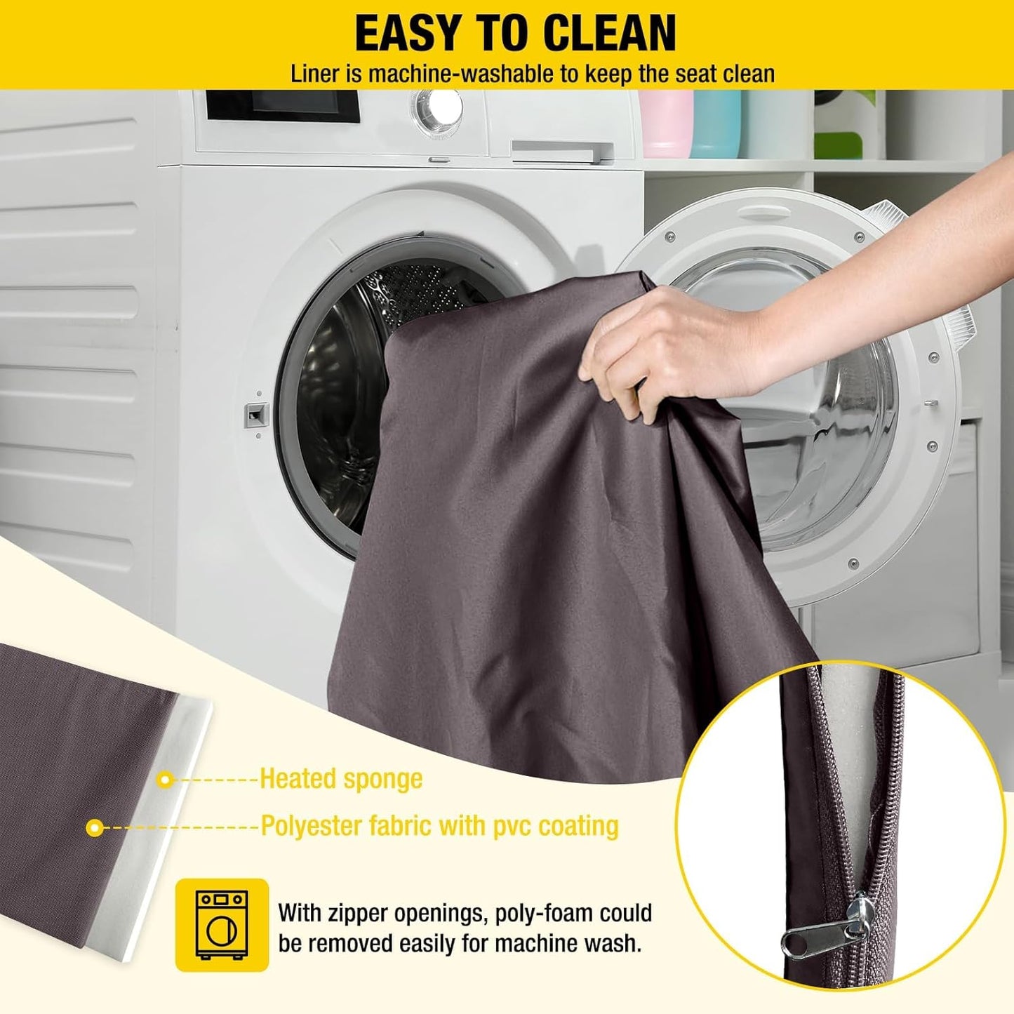 Aivituvin Outdoor Dog House with Insulated Liner Waterproof Dog Kennel for Winter Cat House for Small & Medium & Large Dogs,Cats,Unique All-Around Iron Frame