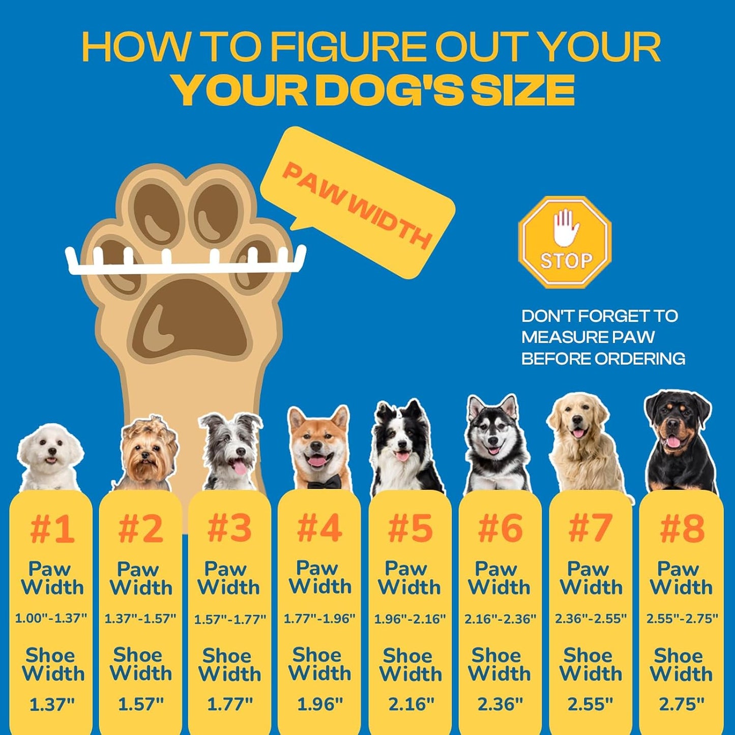 Dog Shoes for Large Dogs, Medium Dog Boots & Paw Protectors for Hardwood Floors, Outdoor Dog Booties for Hot Pavement Winter Snow Hiking, Breathable Dog Shoes with Reflective Strips Size 7