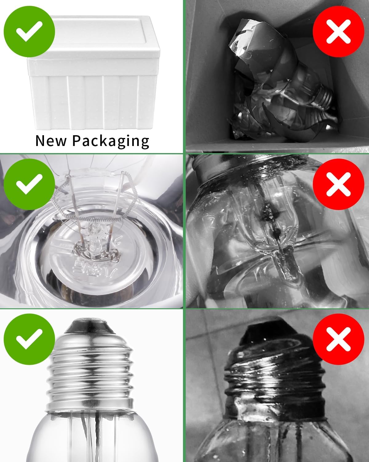 250W Heat Lamp Bulbs, 8000 Hours Rated, R40 Bathroom Shower Incandescent Light Bulb, Infrared Heating for Chickens, Reptiles, Pets, Food, E26 Base, 6 Pack