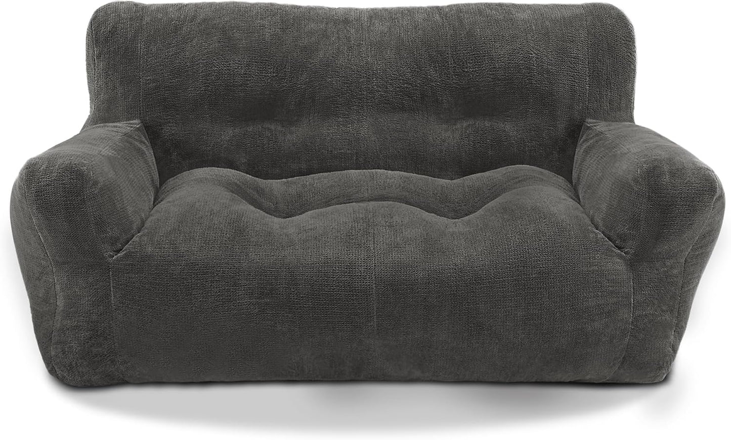 Lovupet Dog Couch for Small Medium Breed, Dog Sofa Bed Full Filled Sponge, No Assembly Need, PS581 (Neutral Grey)