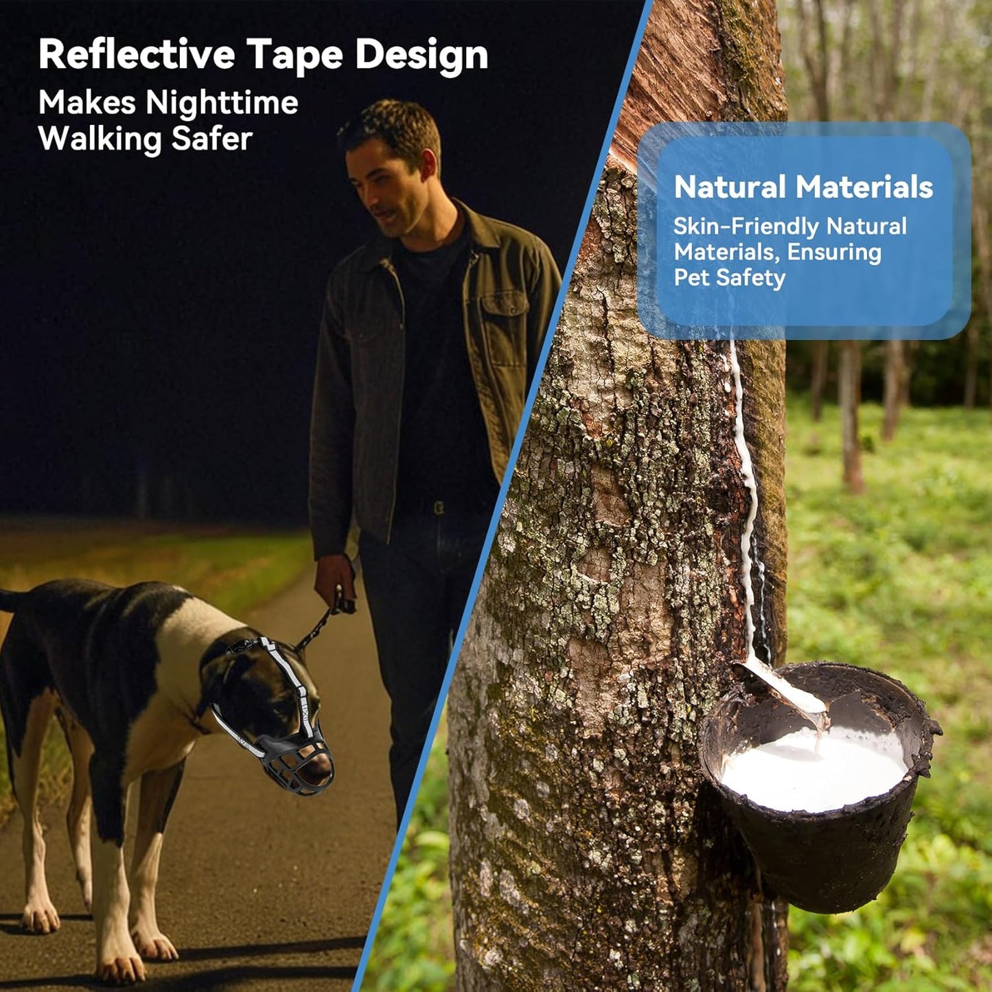 Dog Muzzle for Large Dogs, Breathable Basket Muzzles for Small, Medium and X-Large Aggressive Dog, Allows Panting Drinking, Suitable for Grooming Trimming Training (4, Blacks)