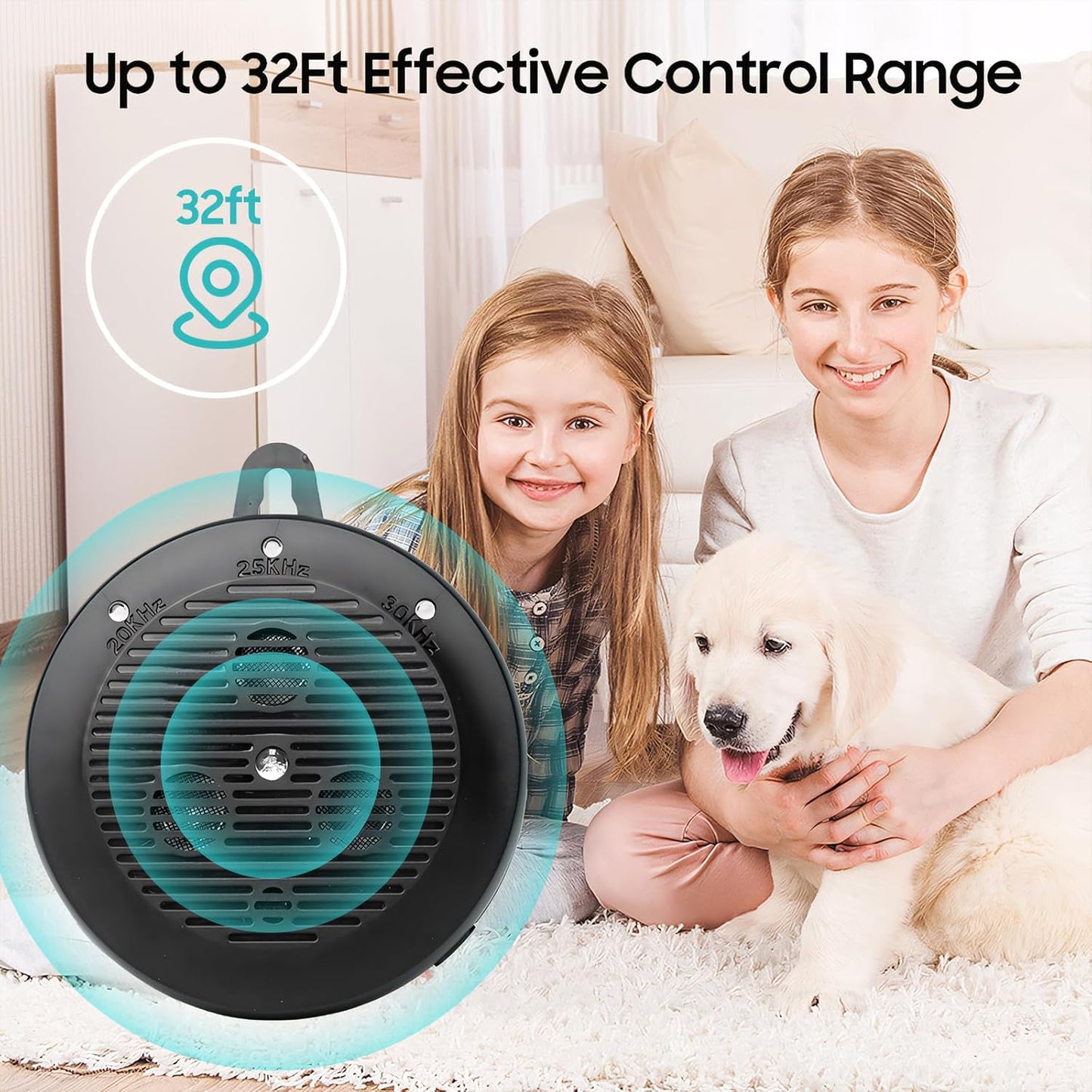 Anti Barking Devices，Auto Dog Bark Deterrent Devices with 3 Levels，Rechargeable Ultrasonic Bark Box Dog Barking Deterrent Devices, Effective Stop Barking Dog Devices for Indoor & Outdoor Dogs