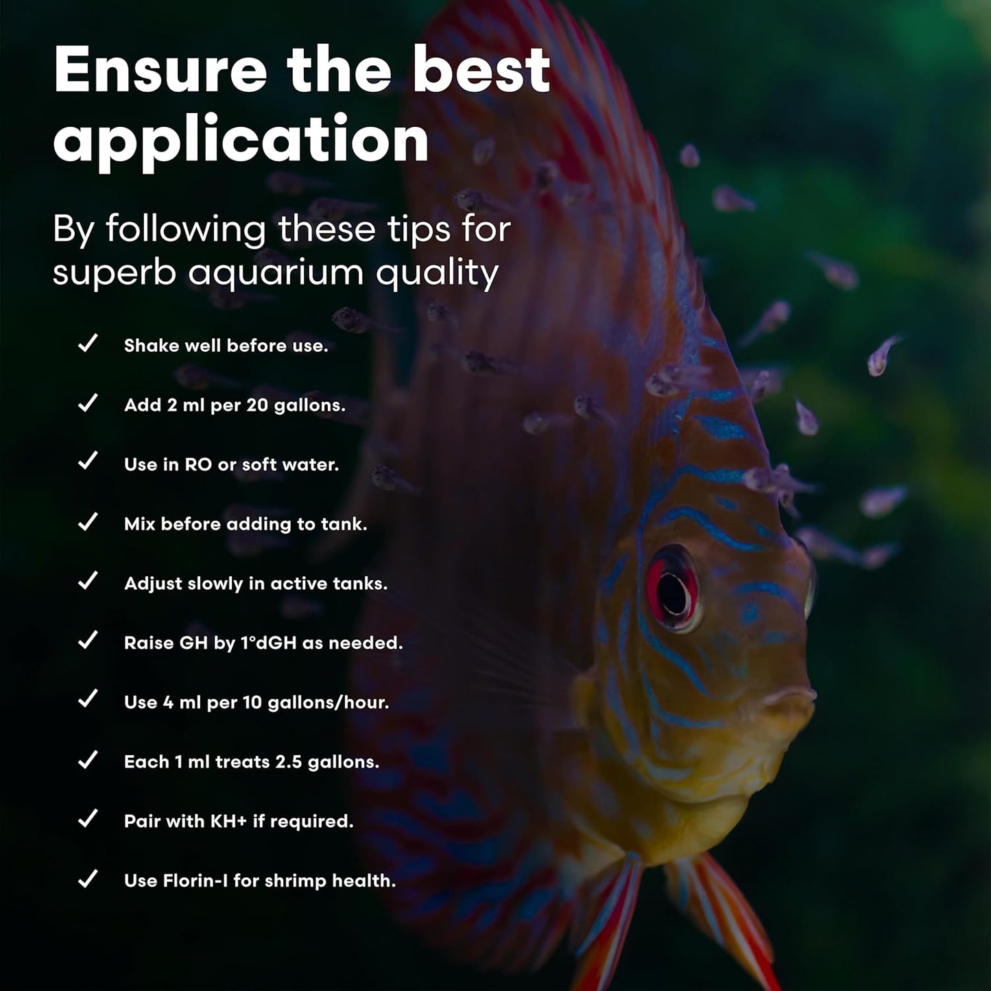 Brightwell Aquatics Caridina GH+ Mineral Supplement Restores Calcium Magnesium Potassium Sodium in Soft RO/DI Water for Shrimp Breeding and Plant Health, 125 ml