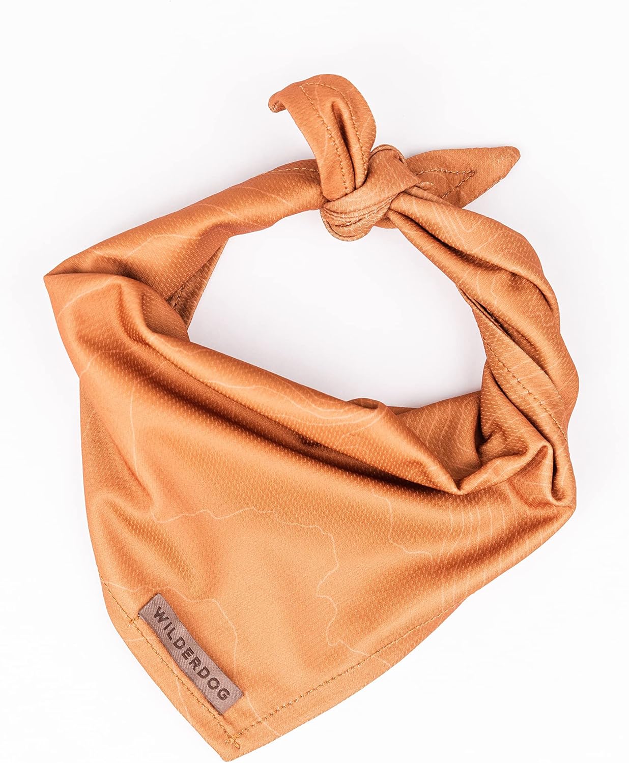 Wilderdog Dog Bandana with Lightweight Quick Drying Poly-Blend Mesh Material in Orange
