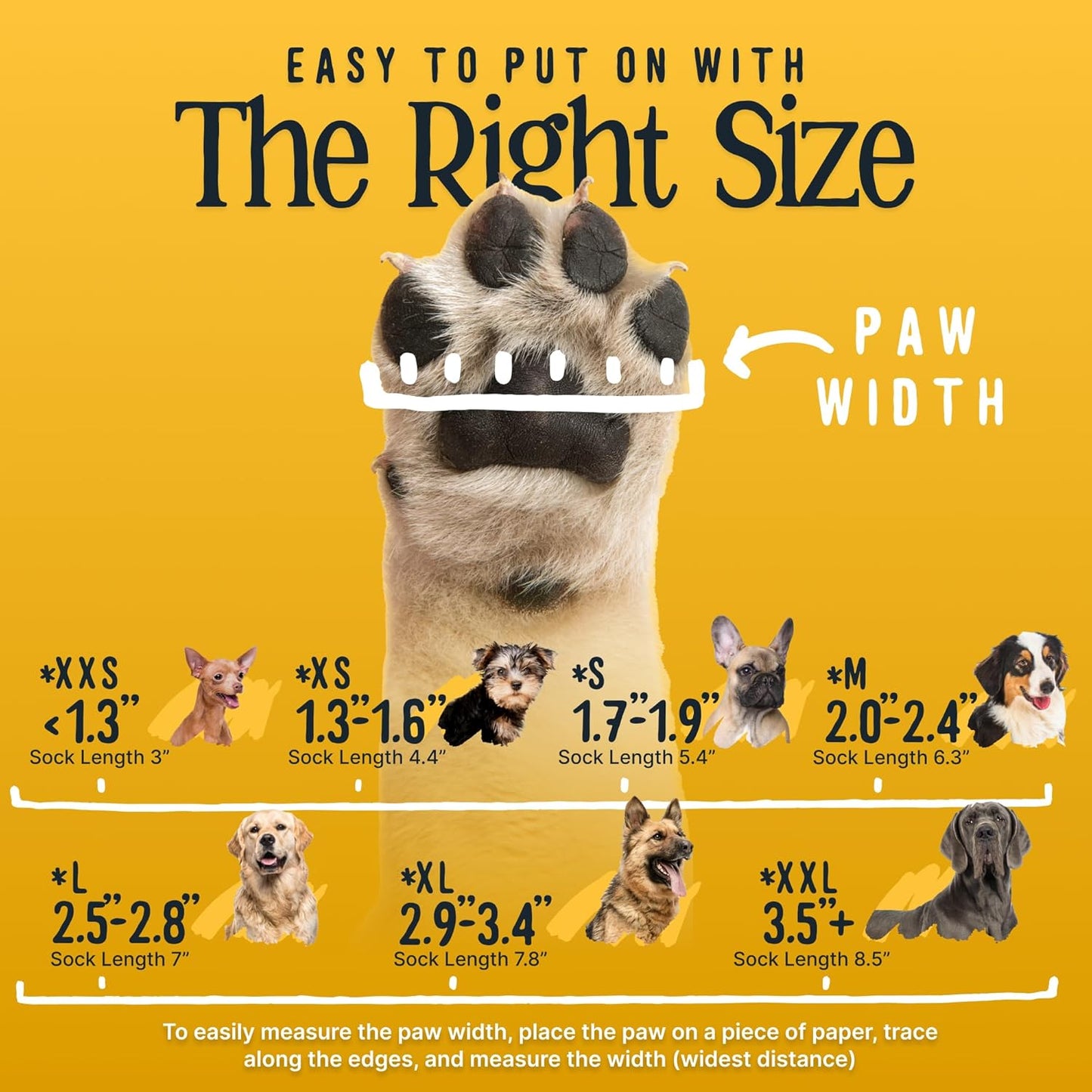 DOK TigerToes Premium Non-Slip Dog Socks for Hardwood Floors - Extra-Thick Grip That Works Even When Twisted - Prevents Licking, Slipping, and Great for Dog Paw Protection (Sassy Pink, X-Large)