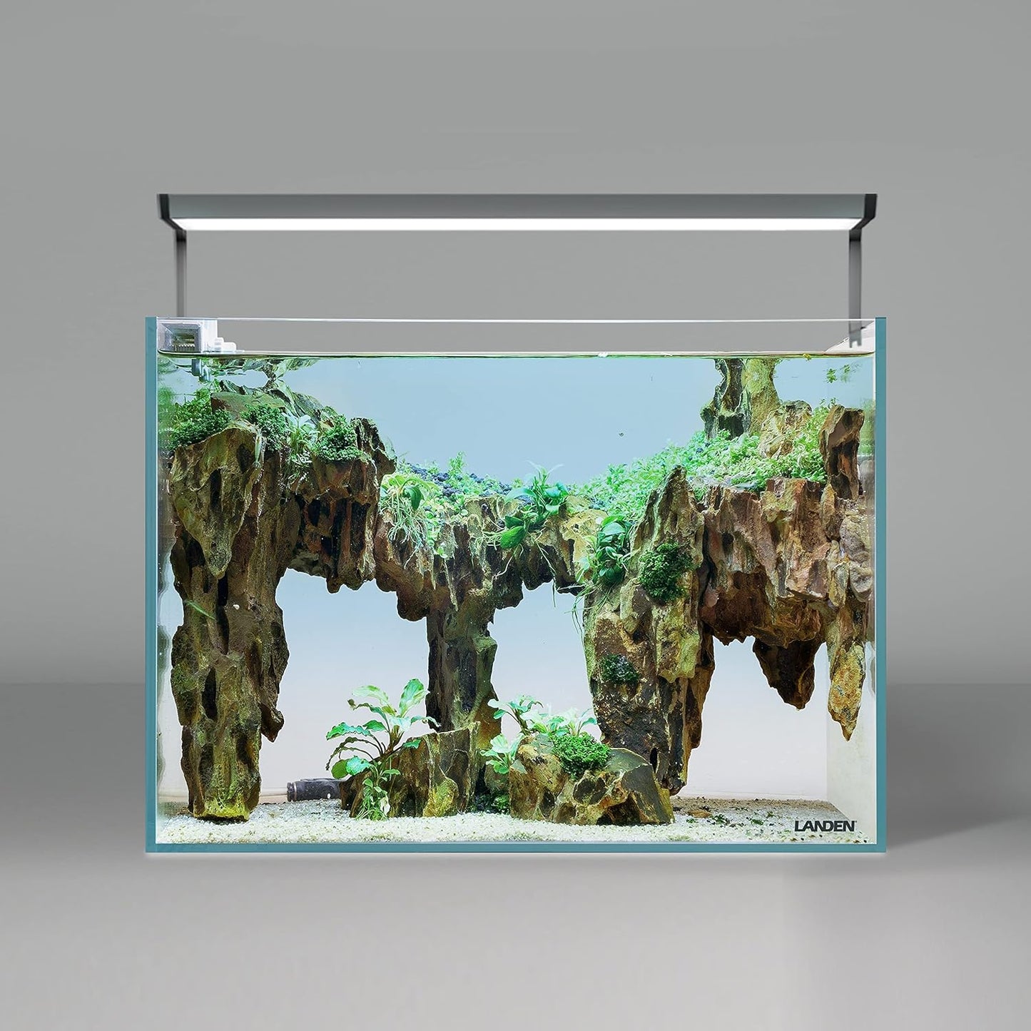 LANDEN Natural Dragon Stones (16lbs, 2~8 inches,7-8pcs) for Aquascaping Terrariums, Paludariums,Vivariums, Reptile and Amphibian Enclosures