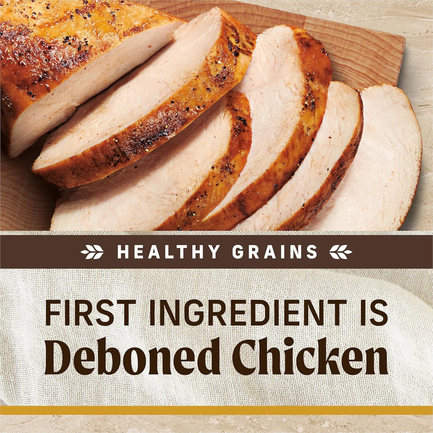 Merrick Healthy Grains Premium Adult Dry Dog Food, Wholesome And Natural Kibble With Chicken And Brown Rice - 12.0 lb. Bag