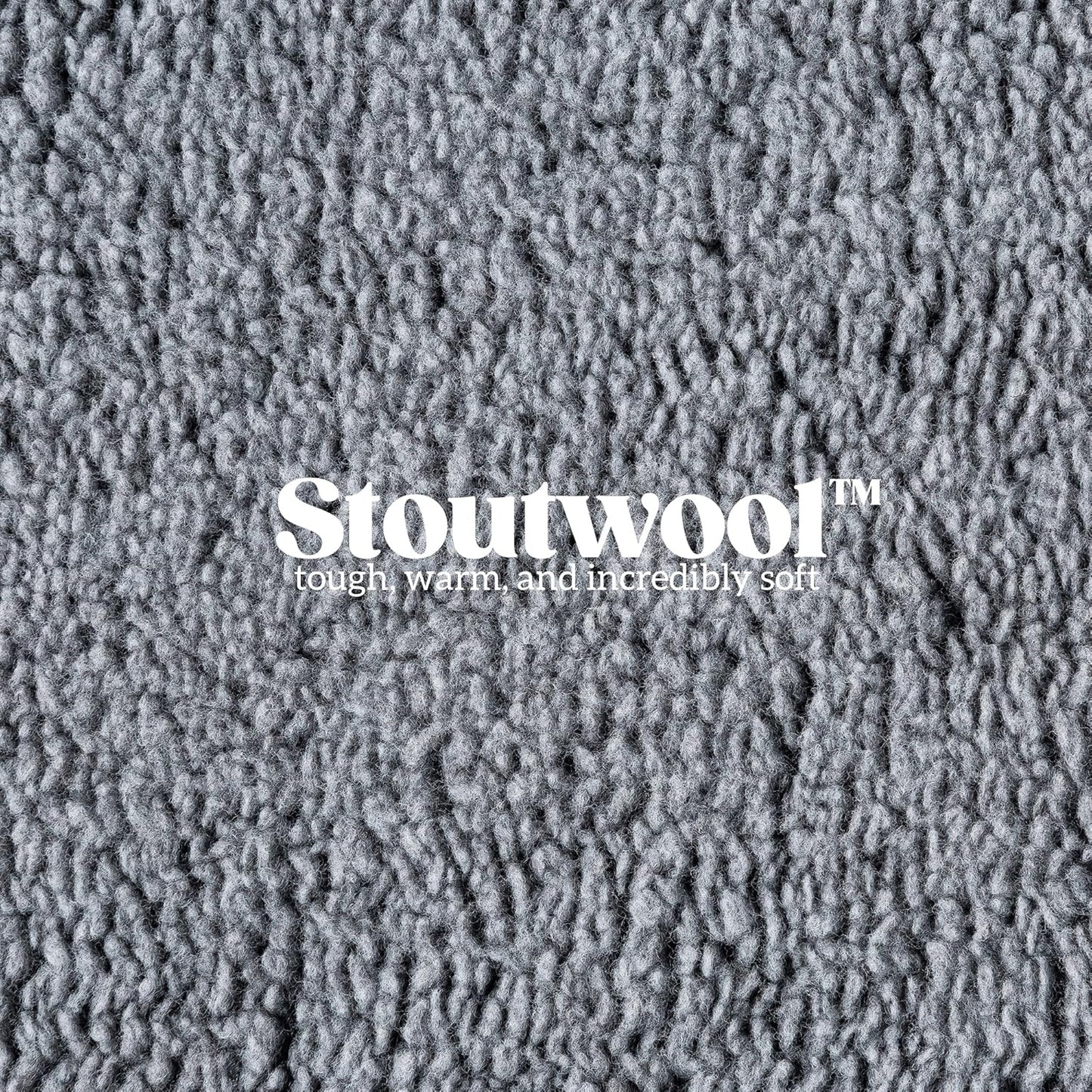 Stoutwool Indestructible Dog Bed - Fluffy Chew Proof Dog Crate Pad - Tough Kennel Pad for Aggressive Chewers - Washable, Ideal for Toy Breeds & Fits 18-Inch Crate - 17"x11", Charcoal